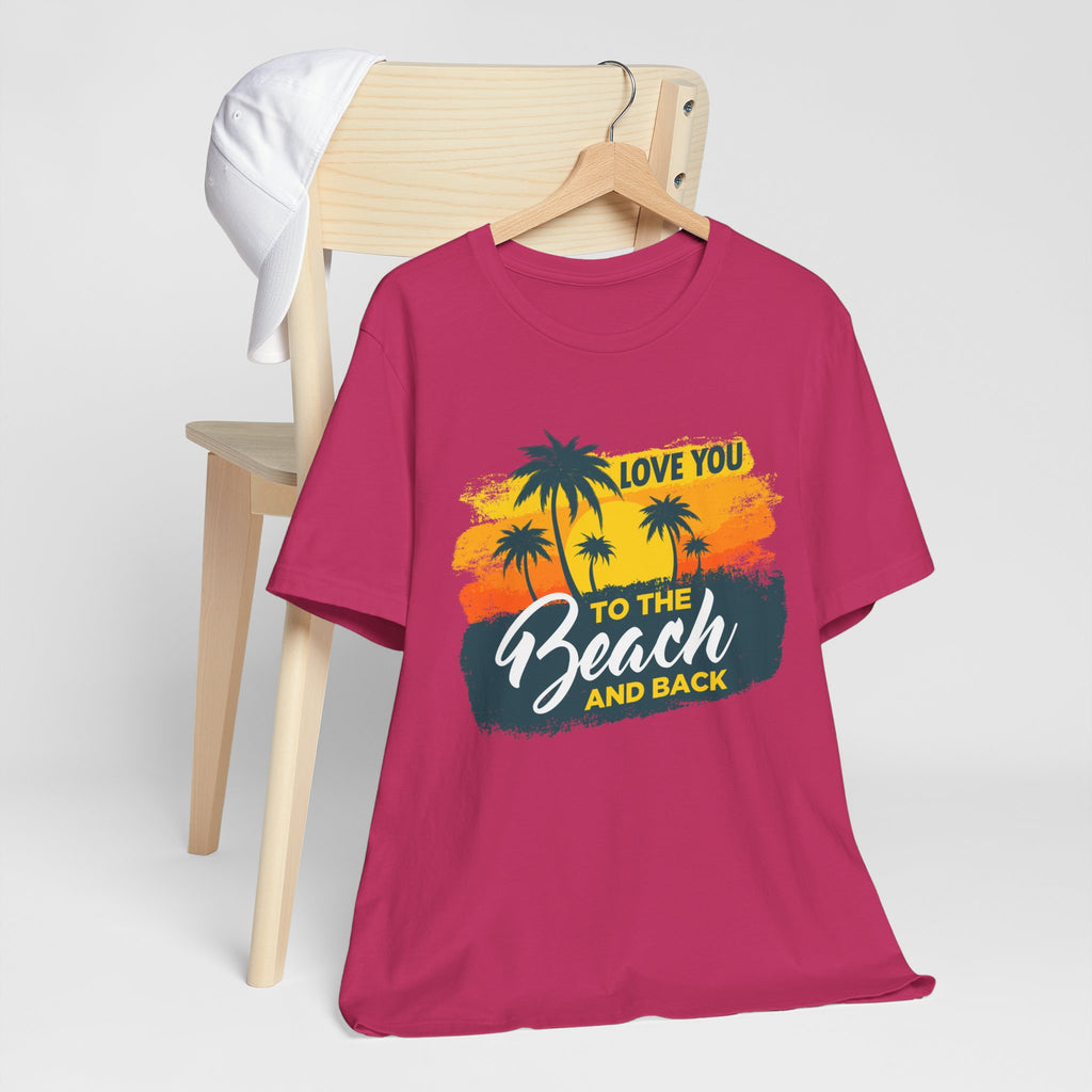 Je t’aime à la plage Tee unisexe 