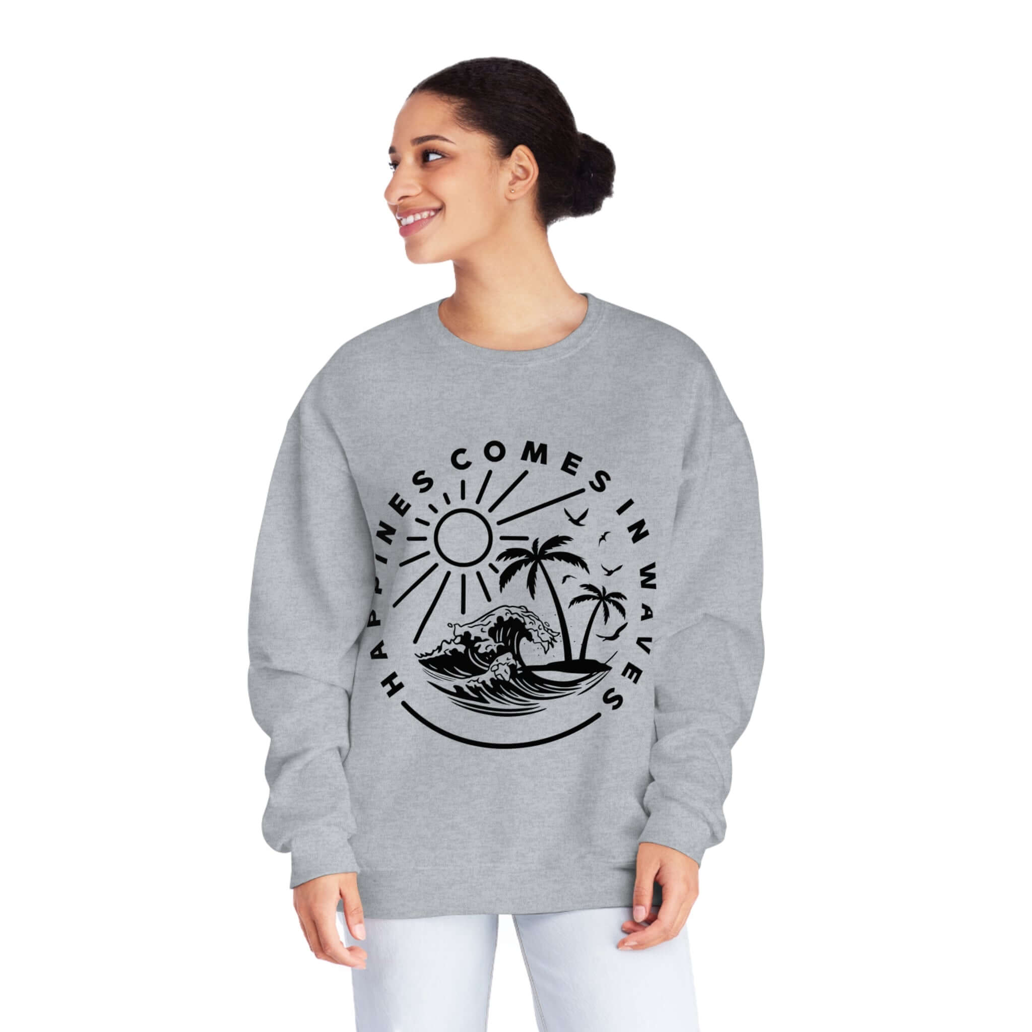 Happiness comes in waves. On RC’nSONS Ads. Tee - RC’nSONS
