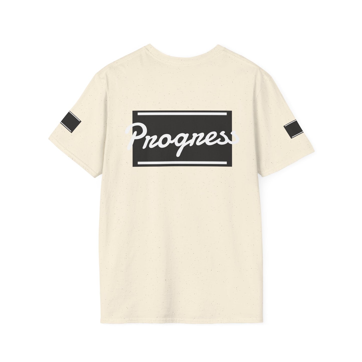 Motivational Unisex Softstyle T-Shirt | Progress Tee, Gift for Teens, Casual Wear, Workout Shirt, Inspirational Apparel Printify