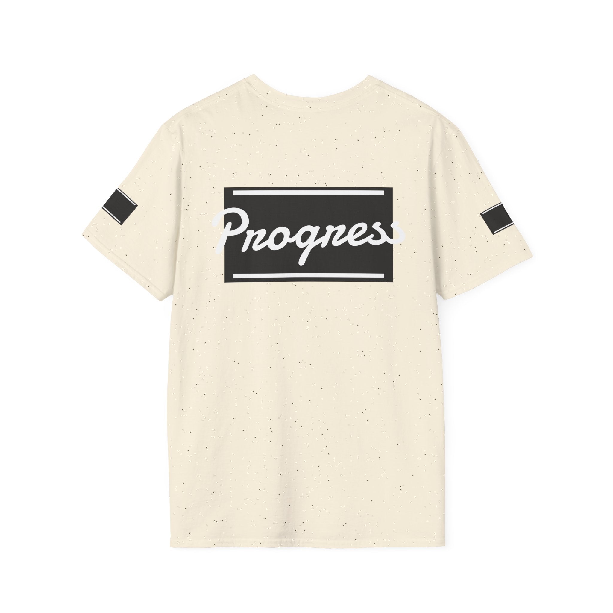 Motivational Unisex Softstyle T-Shirt | Progress Tee, Gift for Teens, Casual Wear, Workout Shirt, Inspirational Apparel Printify