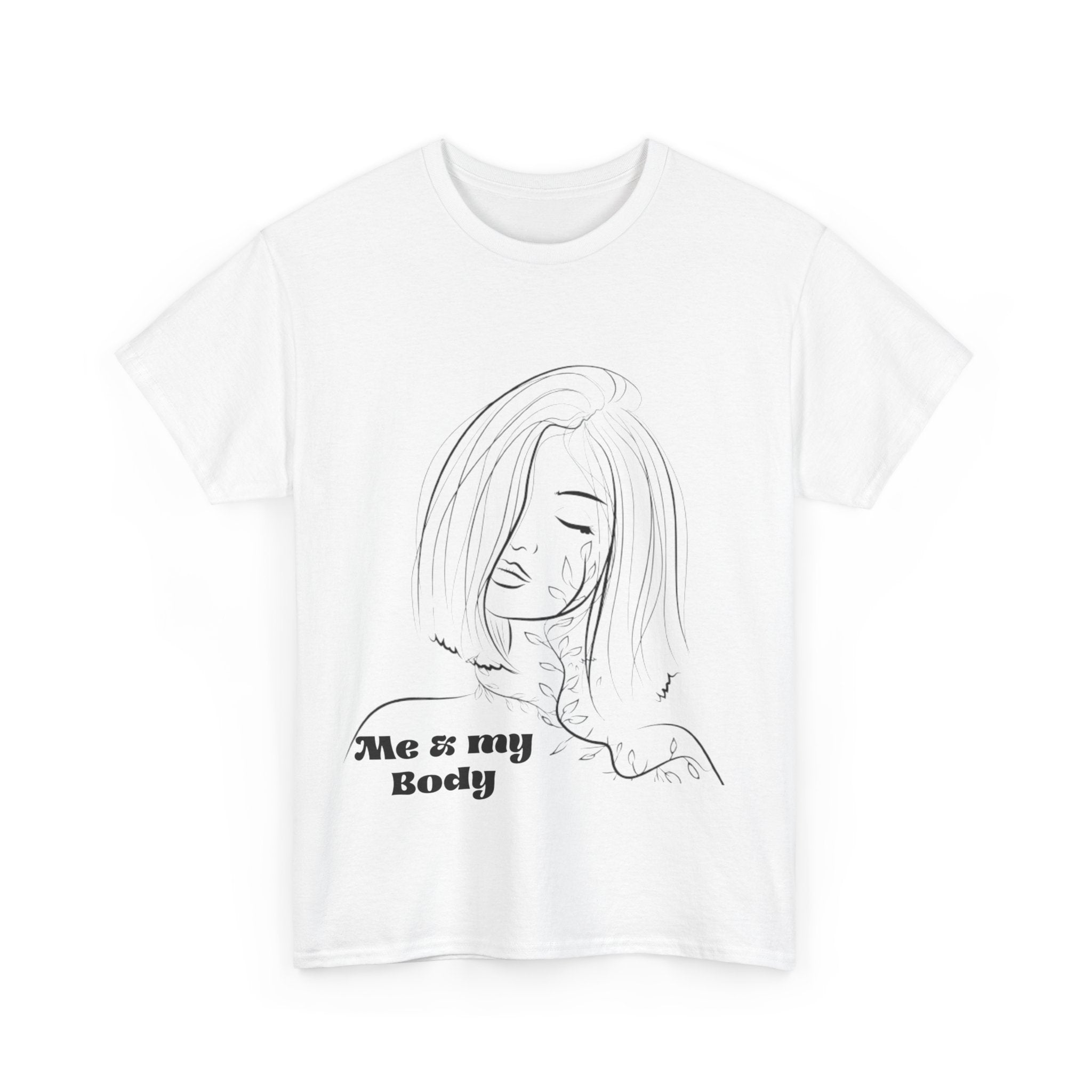 Unisex Faded Cotton Me my Body  Tee