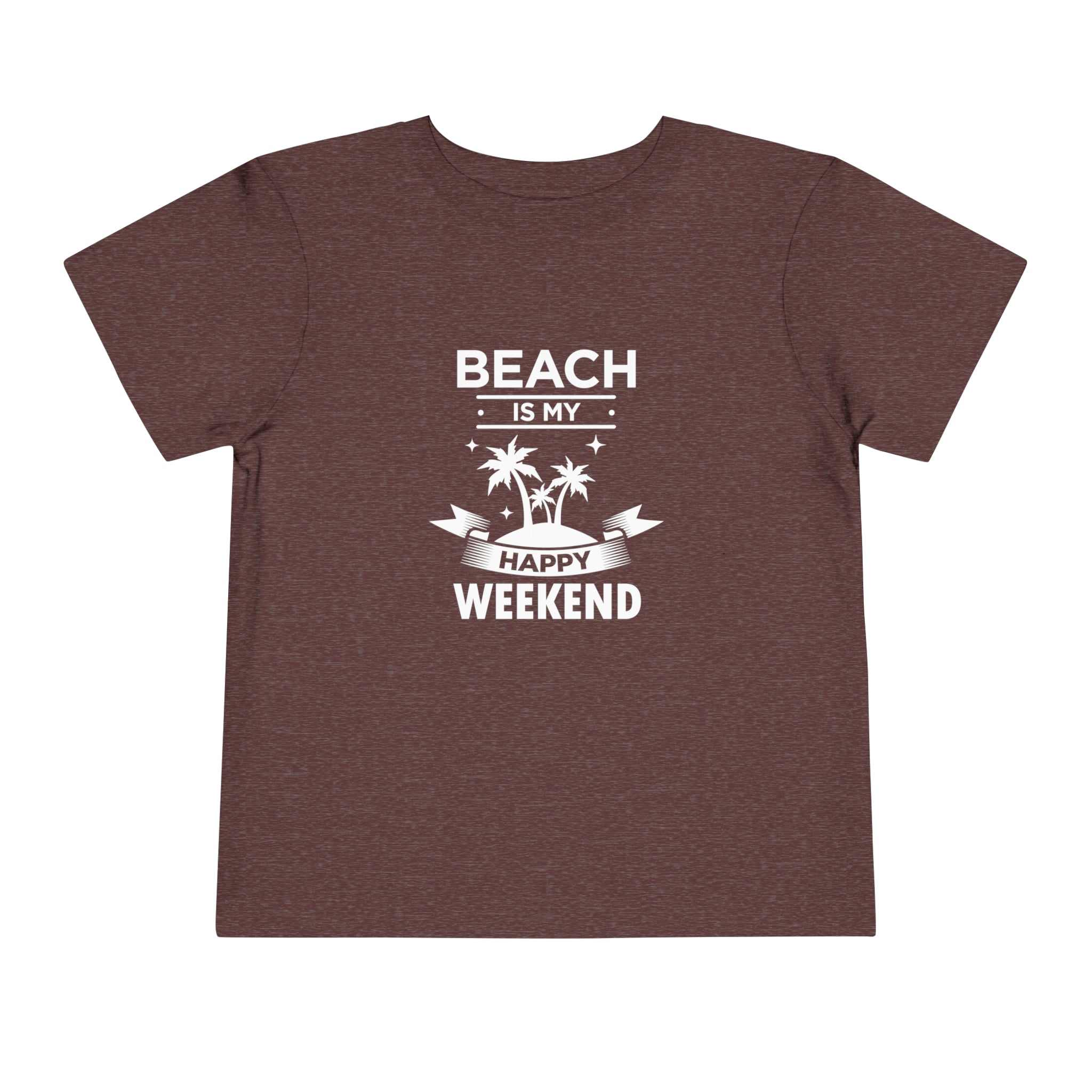 Beach Is My Happy Weekend Toddler Tee