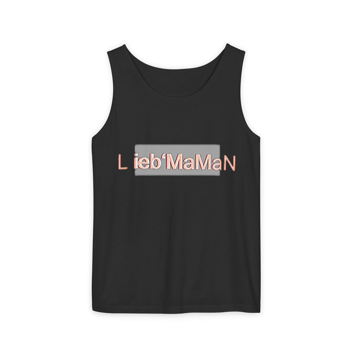 Lieb'MaMan Unisex Garment-Dyed Tank Top - Stylish and Comfortable Summer Wear