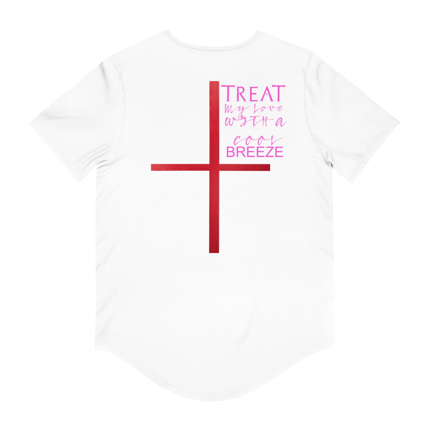 Men's Jersey Curved Hem Tee