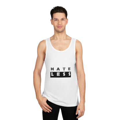 Unisex Softstyle™ Tank Top - 'HATE LESS' Inspirational Tee for Positive Vibes