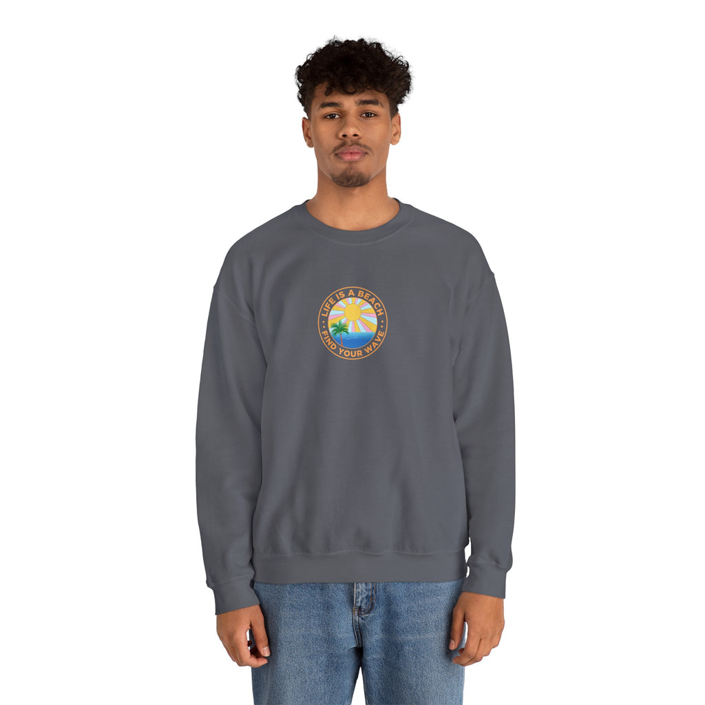 La vie est un sweat-shirt unisexe de plage 