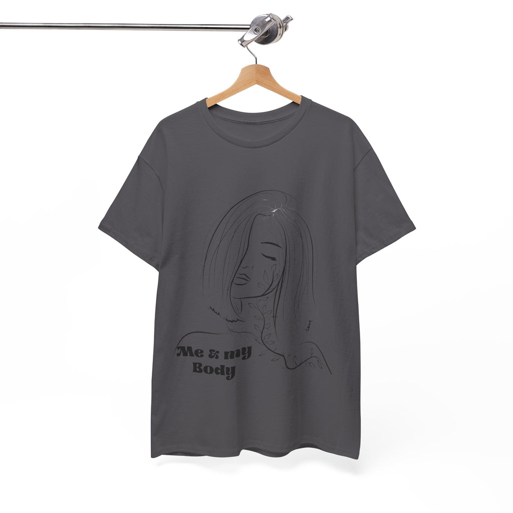 Unisex Faded Cotton Me my Body  Tee