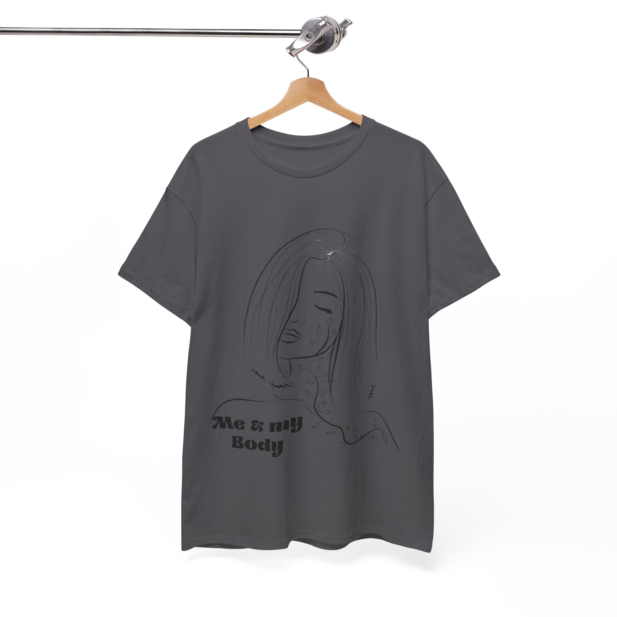 Unisex Faded Cotton Me my Body  Tee