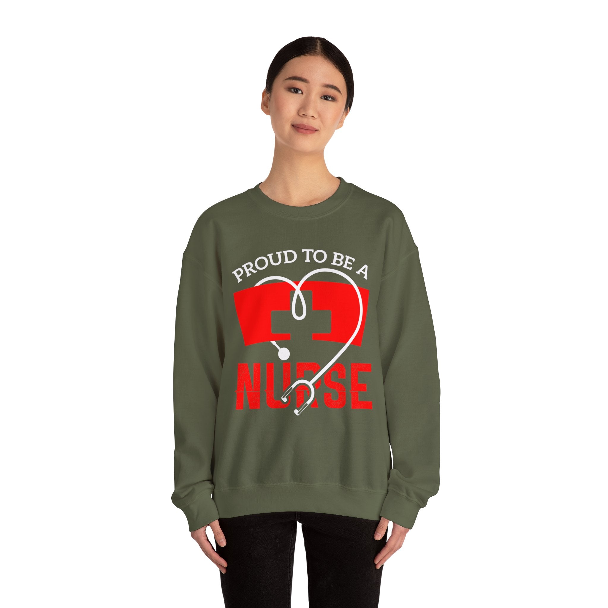 Fier d’être un sweat-shirt unisexe infirmière 