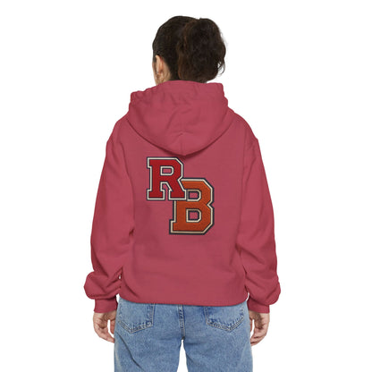 Letterman RB Hoodie — Garment-Dyed Athletic Pullover Printify