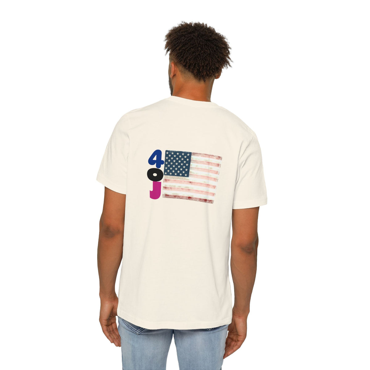 USA Flag Short-Sleeve T-Shirt, Patriotic Tee for Independence Day, Casual Wear, Gift for Veterans, Summer Style Printify