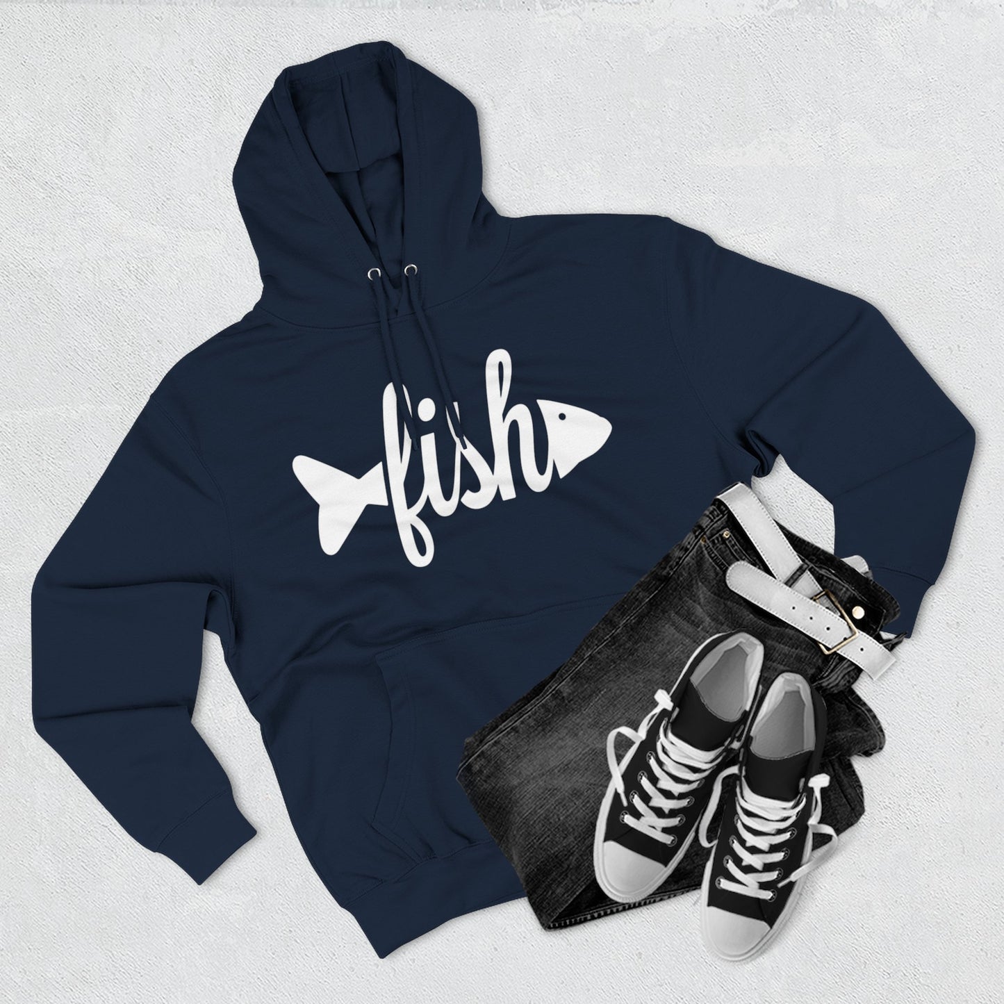 Water Splash Graphic Fleece Hoodie - Comfortable & Stylish