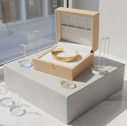 Blessed Engraved Cuff Bracelet — Inspirational Jewelry