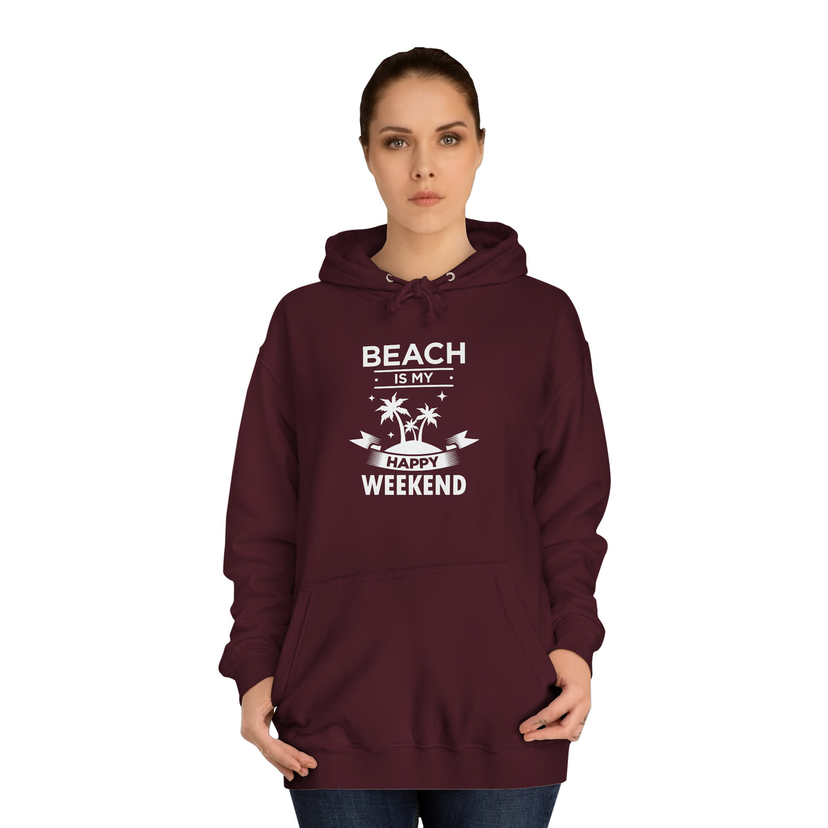Beach Is My Happy Weekend Unisex Hoodie