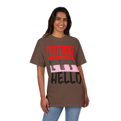 Hate Less Unisex Drop-Shoulder T-Shirt - Trendy Casual Wear