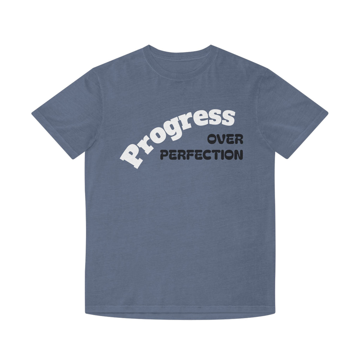 Unisex Faded Shirt - Embrace Progress Over Perfection, Casual Tee, Motivational Apparel, Gift for Growth Mindset, Everyday Wear, [...]
