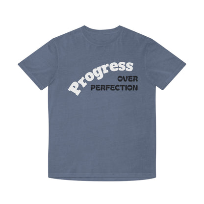 Unisex Faded Shirt - Embrace Progress Over Perfection, Casual Tee, Motivational Apparel, Gift for Growth Mindset, Everyday Wear, [...]