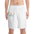 Men's Elastic Beach Shorts (AOP)