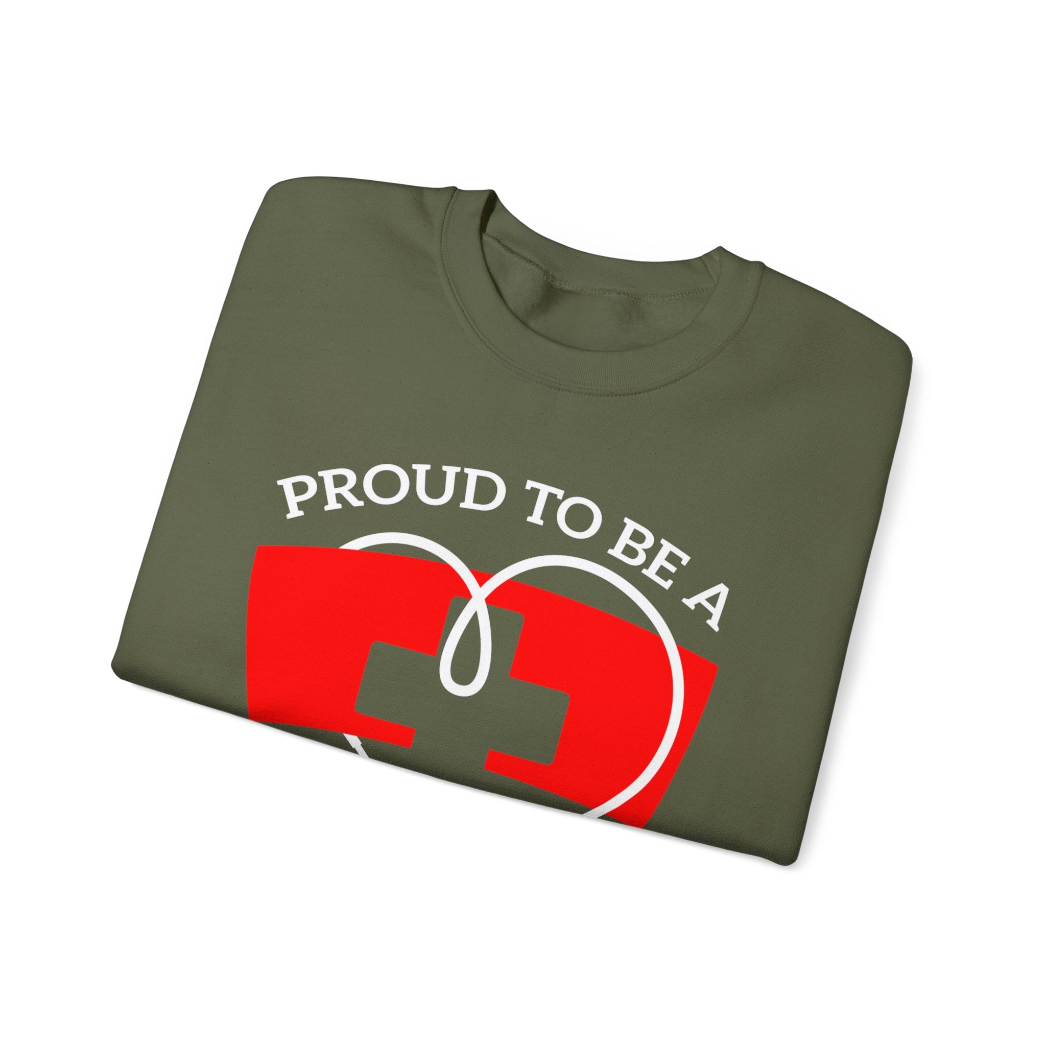 Fier d’être un sweat-shirt unisexe infirmière 