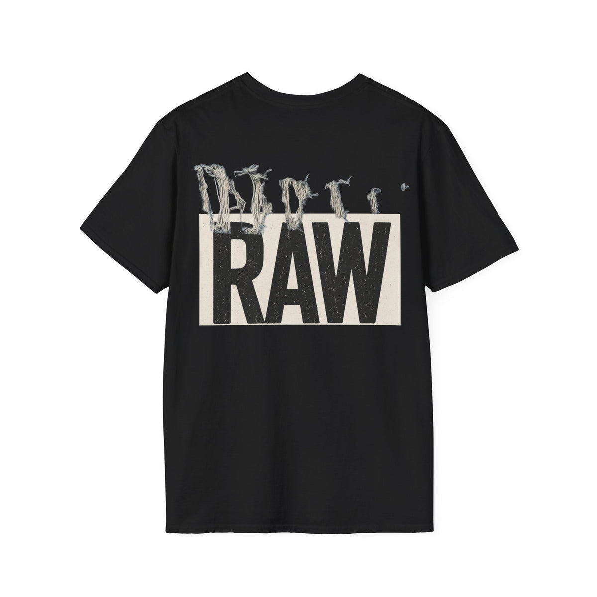 RAW Unisex Softstyle T-Shirt - Casual Graphic Tee for Everyday Wear, Perfect for Gift Giving, Streetwear, Summer Outfits Printify