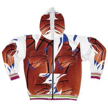 Rcnsons Unisex Zip 'HighClass baseball' Hoodie (AOP)