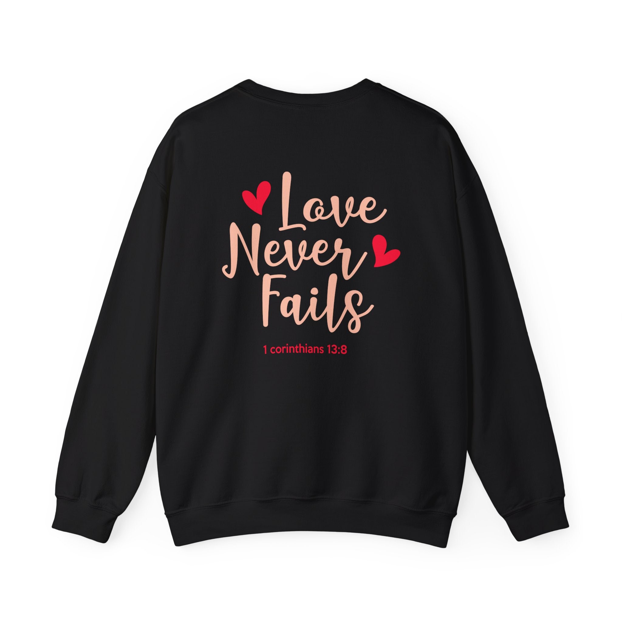 L’amour n’échoue jamais Sweatshirt unisexe 