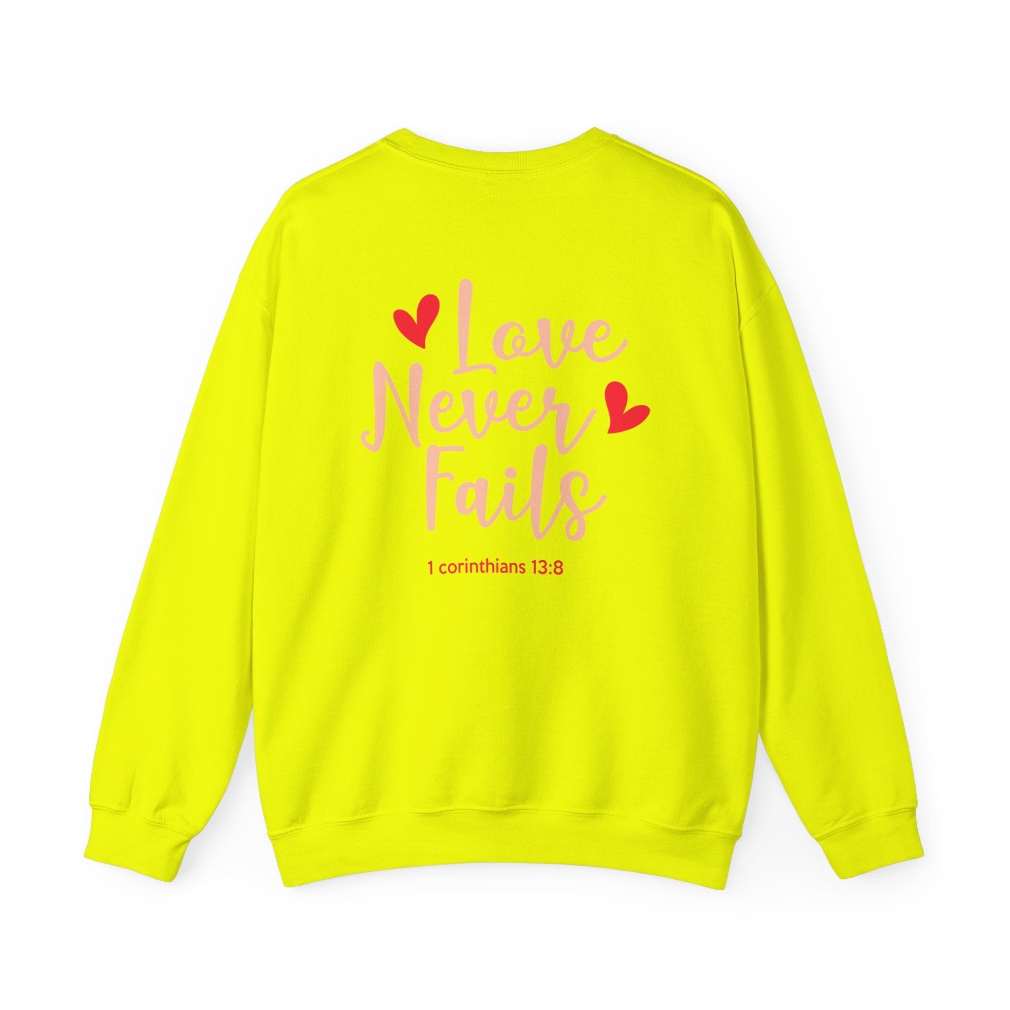 L’amour n’échoue jamais Sweatshirt unisexe 