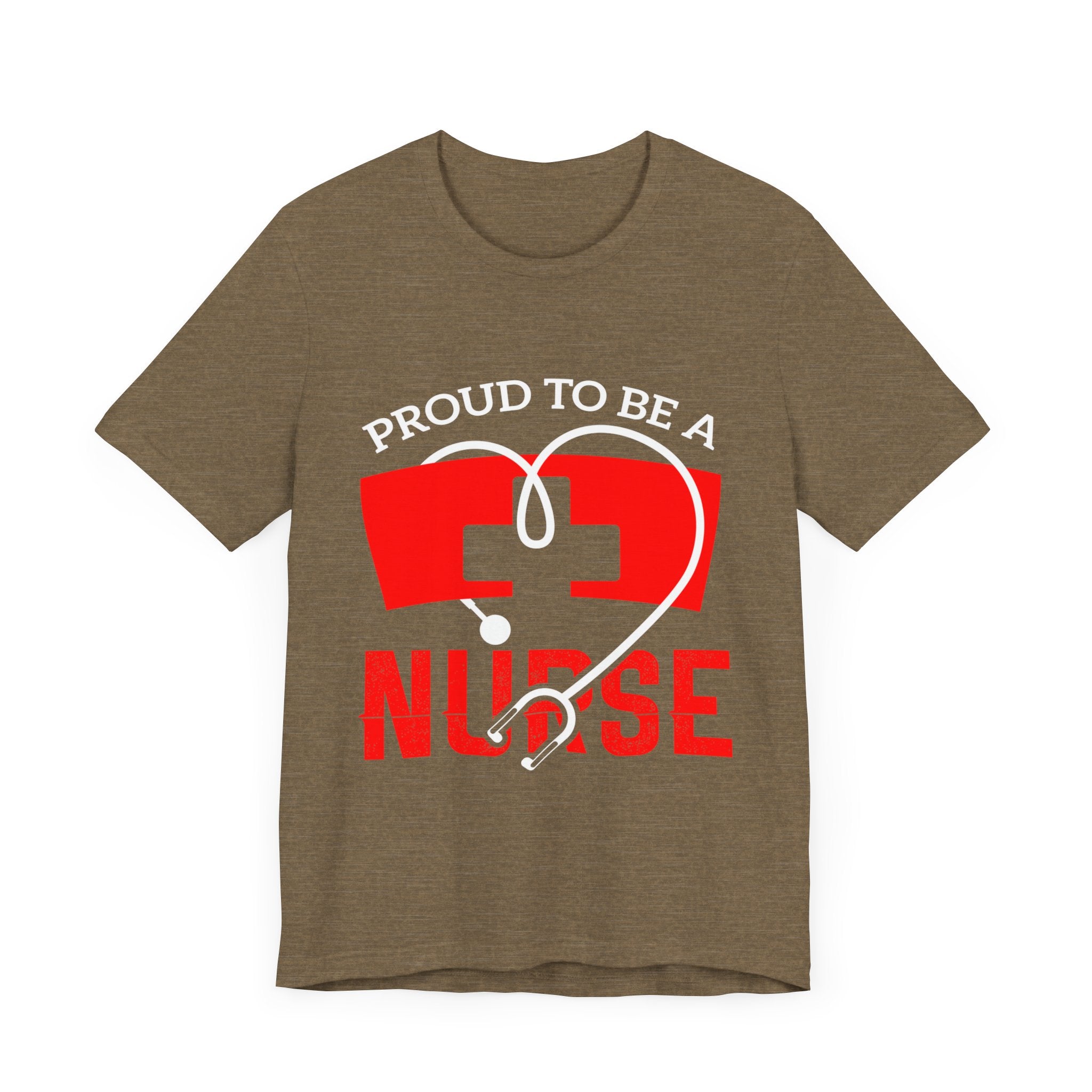 Fier d’être un tee-shirt unisexe infirmière 
