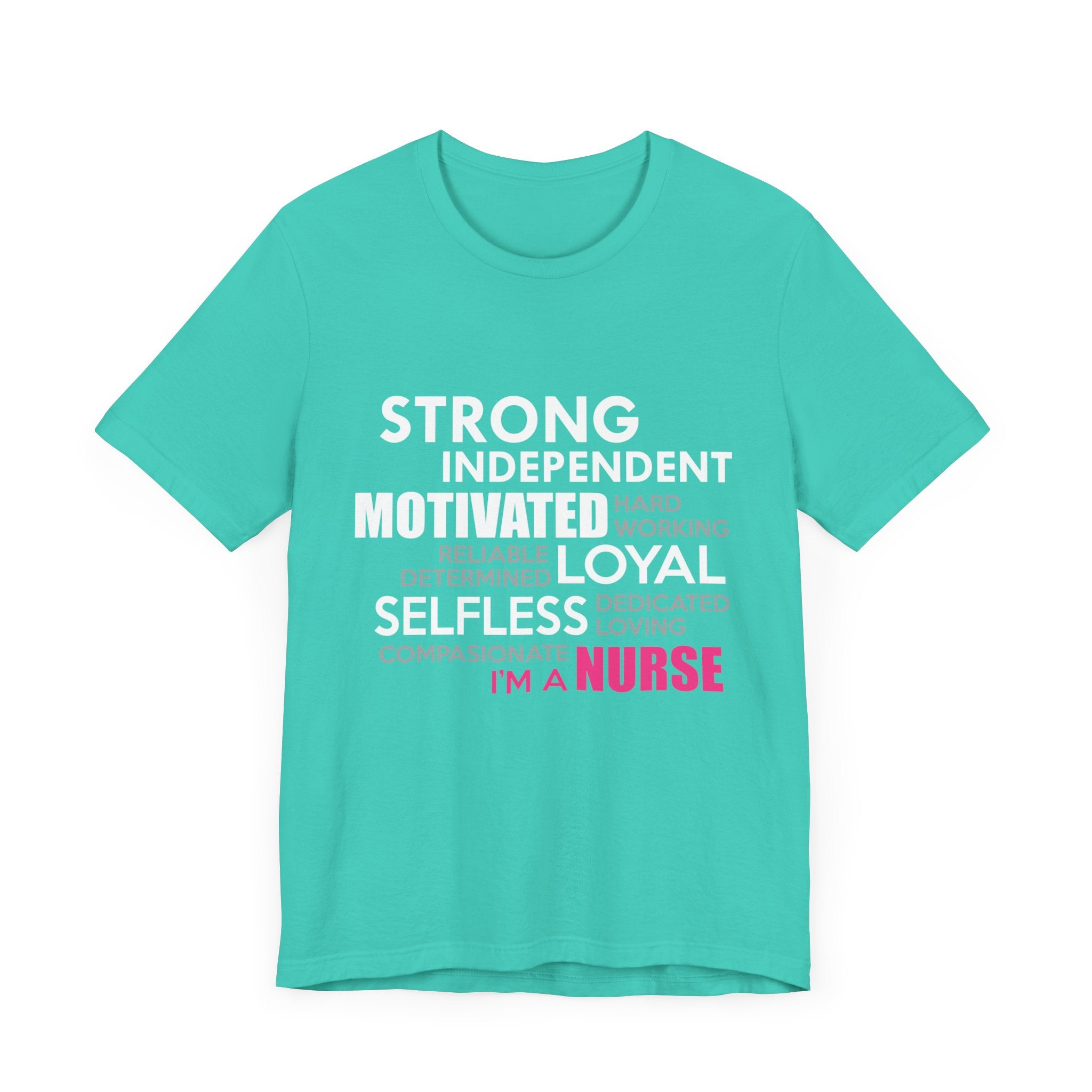 Tee-shirt unisexe fort indépendant, motivé, loyal et désintéressé 