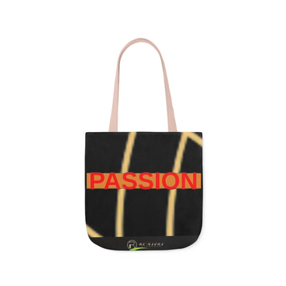 Passion Canvas Tote Bag, 5-Color Straps