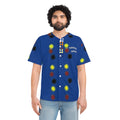Men's Colorful Baseball Jersey | Touch Down, Sportswear, Casual, Gift for Him, Game Day Attire