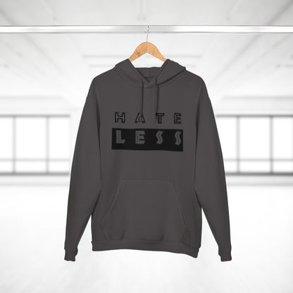 Hate Less Unisex Pullover Hoodie - Positive Vibes for Everyday Wear