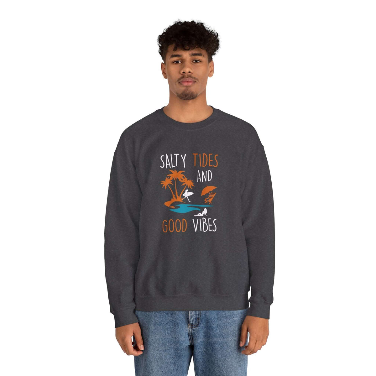 Salty Tides And Good Vibes Unisex Sweatshirt - RC’nSONS