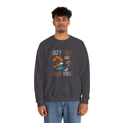 Salty Tides And Good Vibes Unisex Sweatshirt - RC’nSONS
