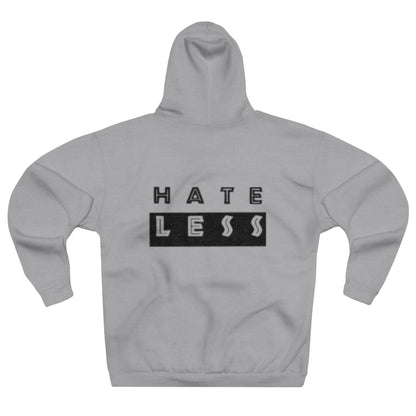 Hate Less Unisex Pullover Hoodie - Positive Vibes for Everyday Wear