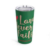 Love Never Fails Bottle
