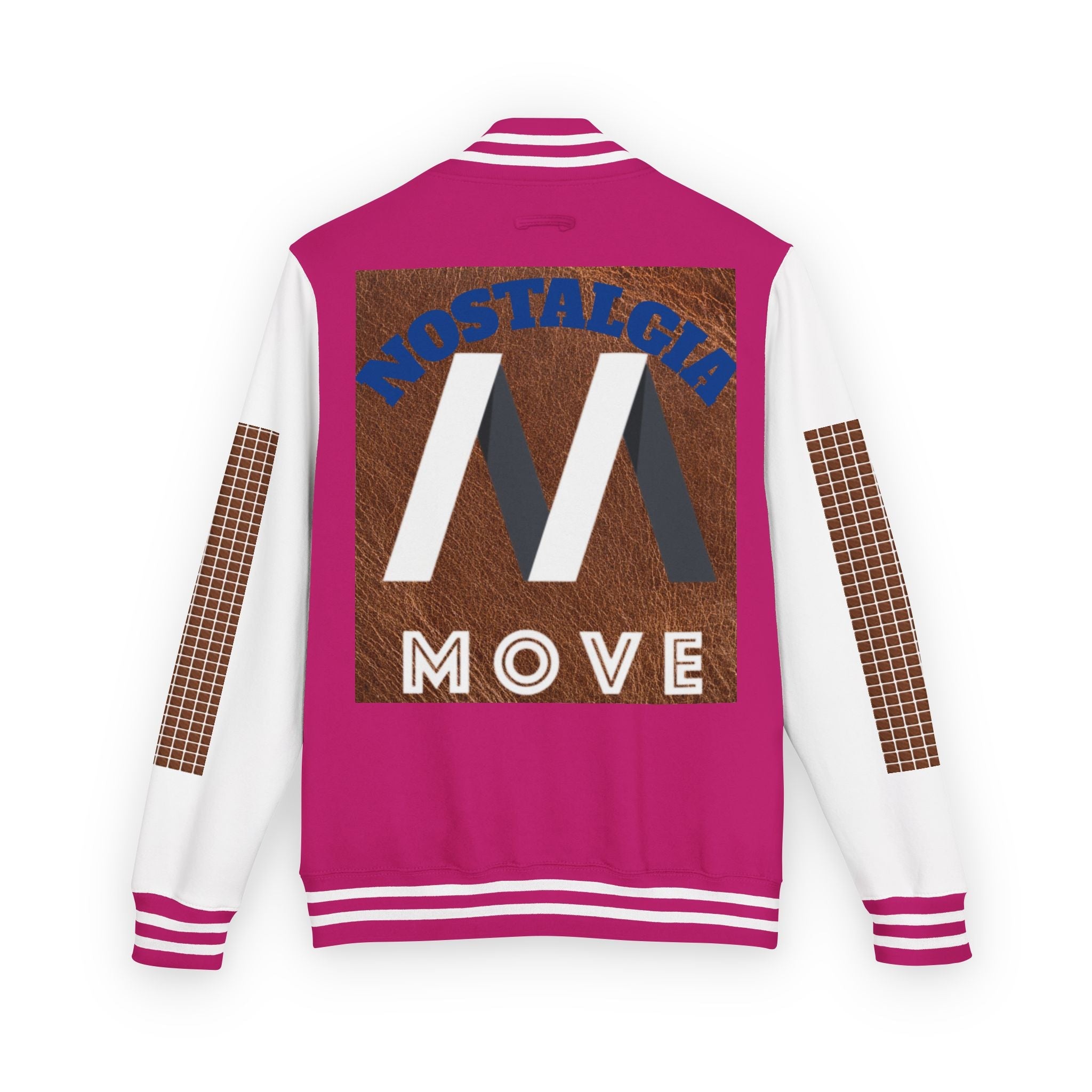 Vintage-Inspired Heavyweight Letterman Jacket, Unisex Varsity Jacket, Retro College Apparel, Perfect for Game Day, Nostalgia Move Style Printify