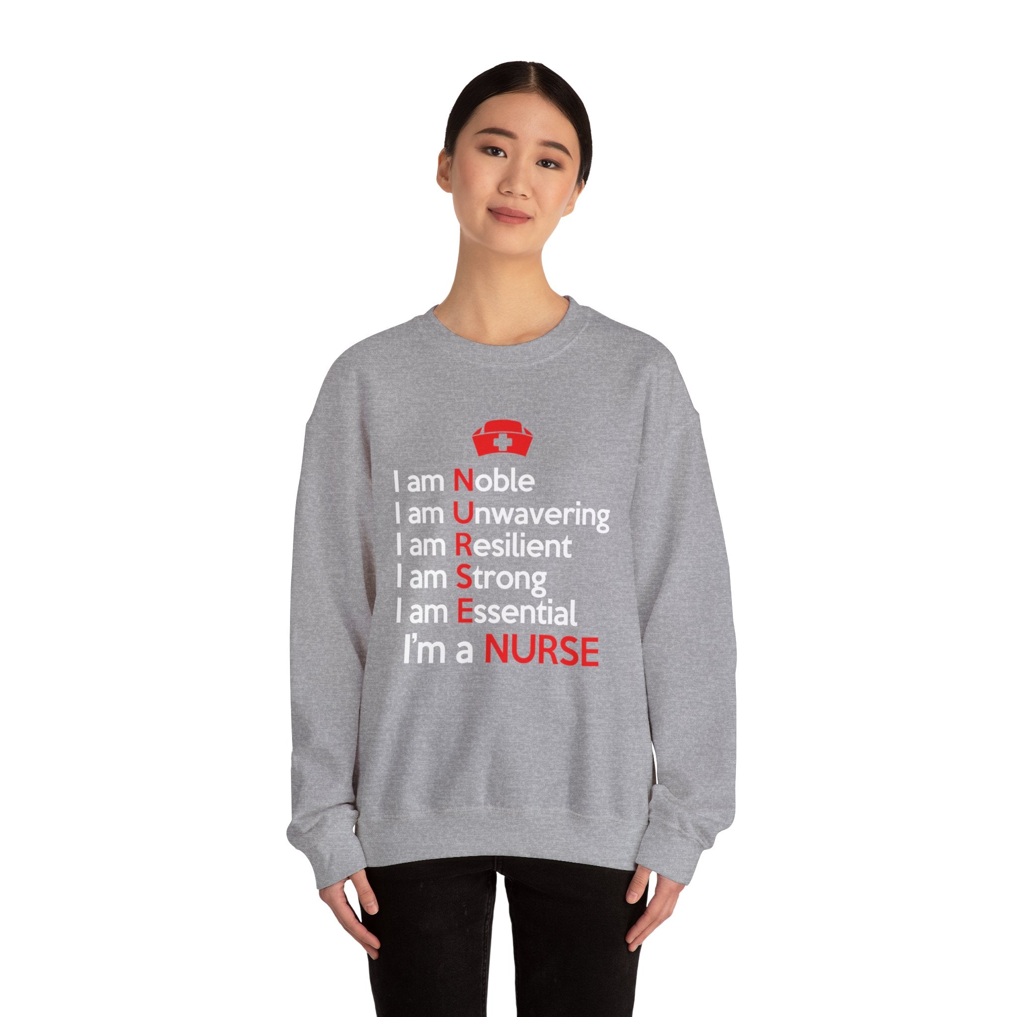 Je suis noble, je suis un sweat-shirt unisexe inébranlable 