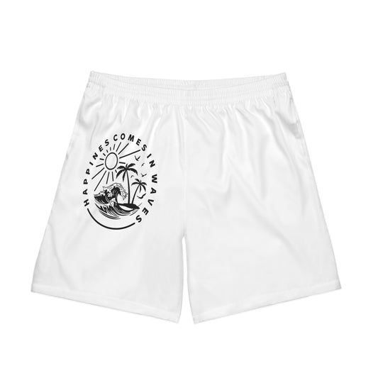 Men's Elastic Beach Shorts (AOP)
