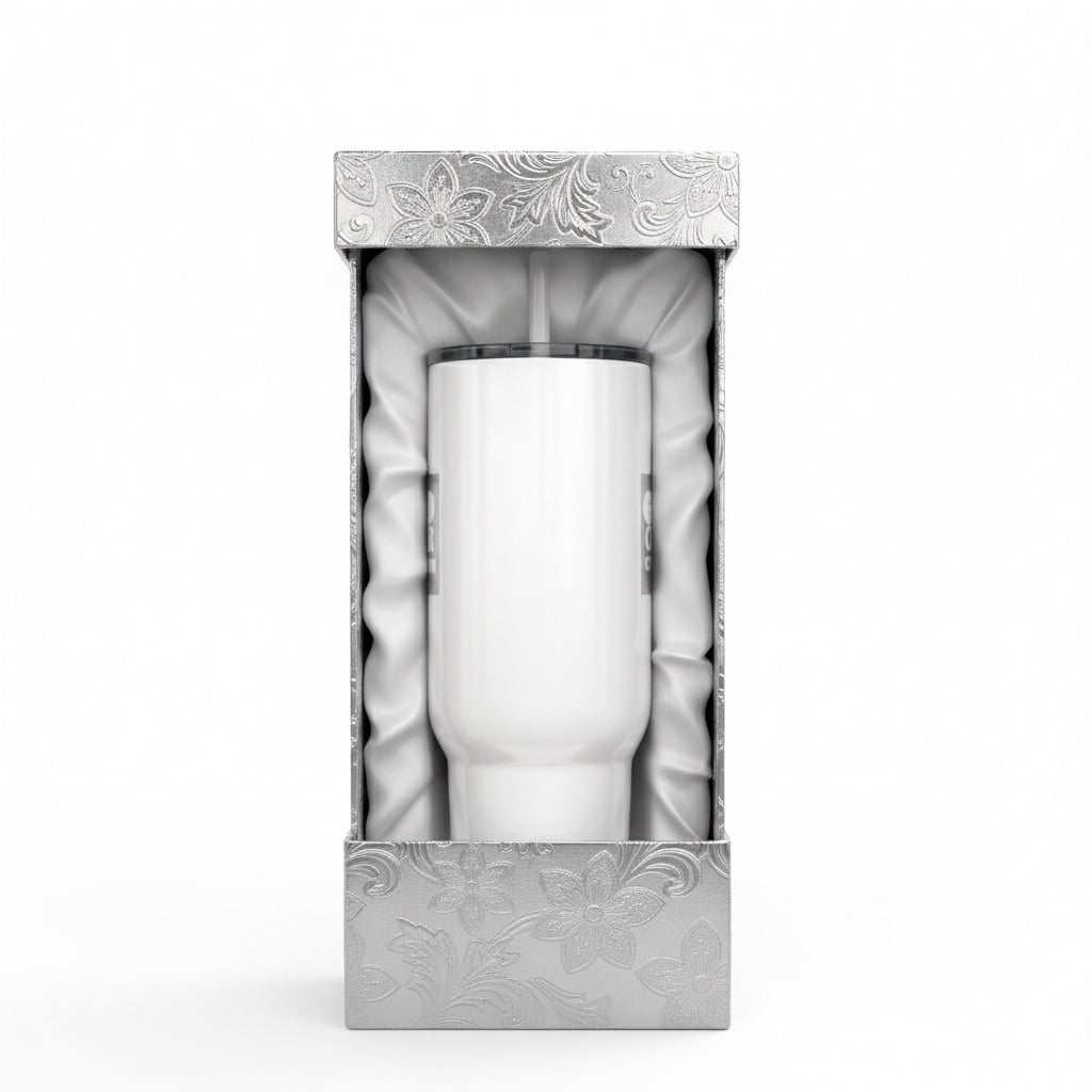 Engraved Insulated Tumbler - 40oz, God Over Creation Travel Mug, Personalized Gift, Inspirational Hydration, Perfect for Outdoors Printify