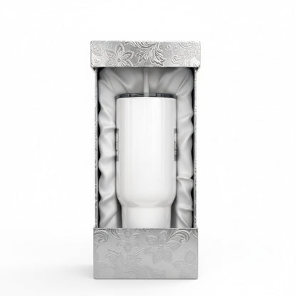 Engraved Insulated Tumbler - 40oz, God Over Creation Travel Mug, Personalized Gift, Inspirational Hydration, Perfect for Outdoors Printify