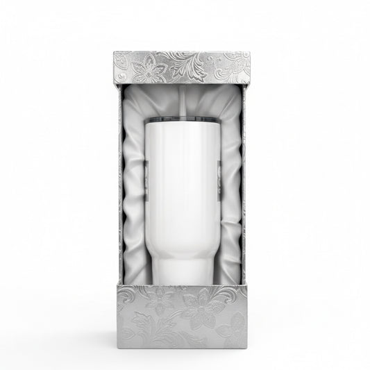 Engraved Insulated Tumbler - 40oz, God Over Creation Travel Mug, Personalized Gift, Inspirational Hydration, Perfect for Outdoors Printify