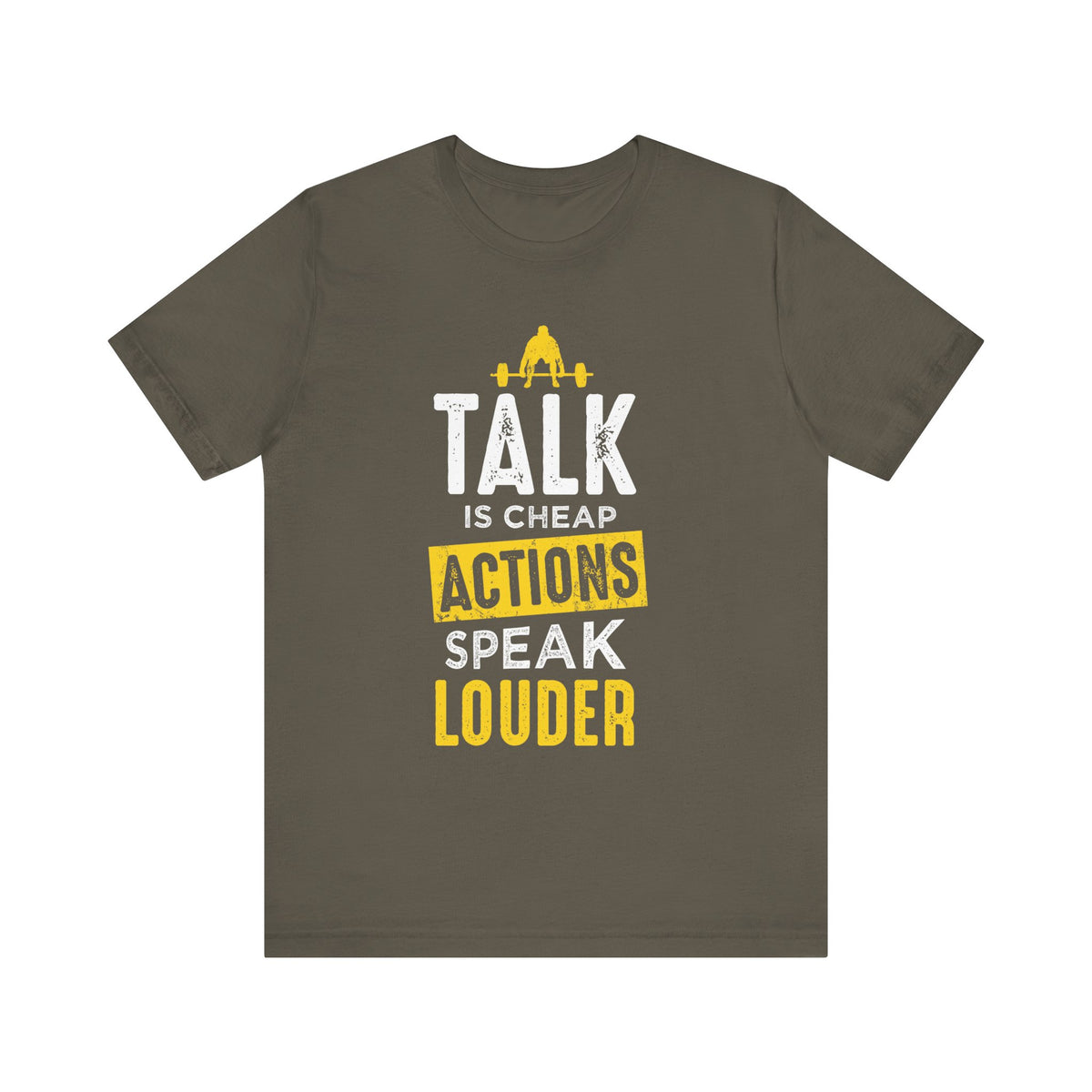 Parler, c’est des actions bon marché, parler plus fort, tee-shirt unisexe 