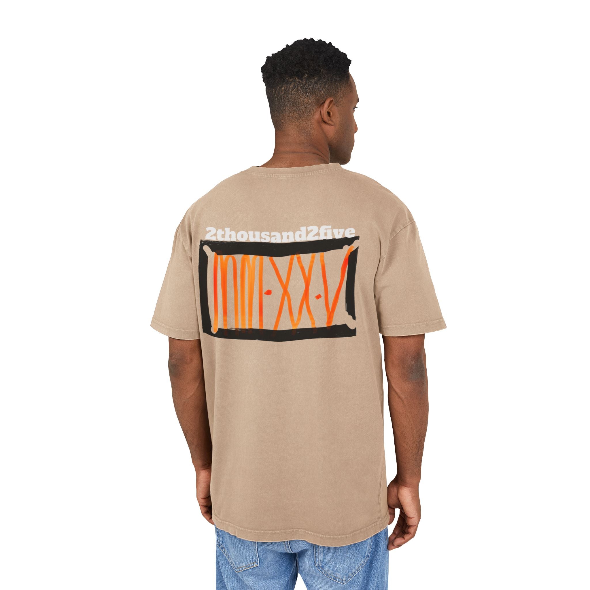 T-Shirt Acid Washed Oversize Tee 2thousand2five Design