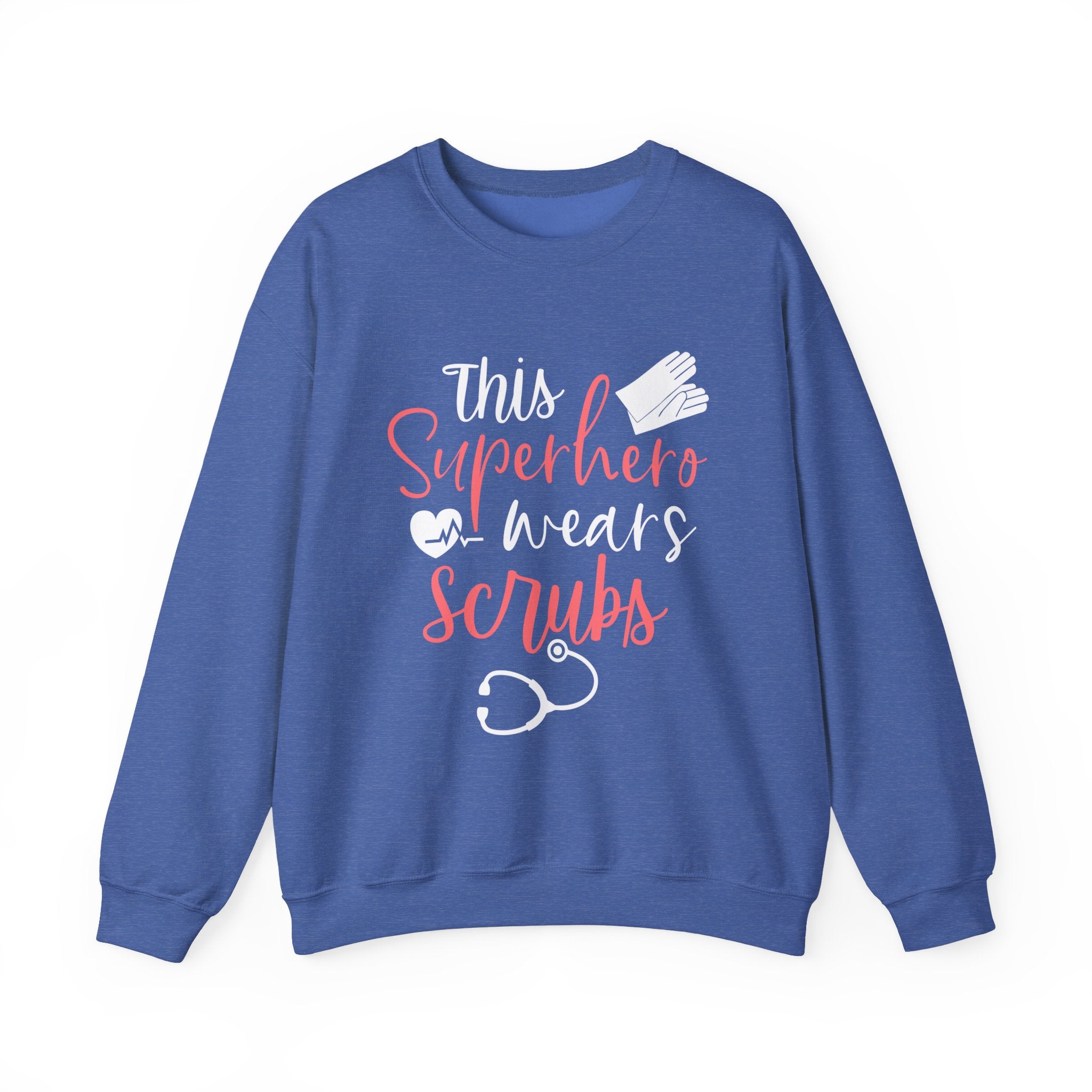 son super-héros porte des gommages Sweat-shirt unisexe 