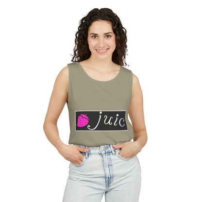 Juice-Themed Unisex Tank Top, Perfect for Summer Outings, Pool Parties, and Fruit Lovers