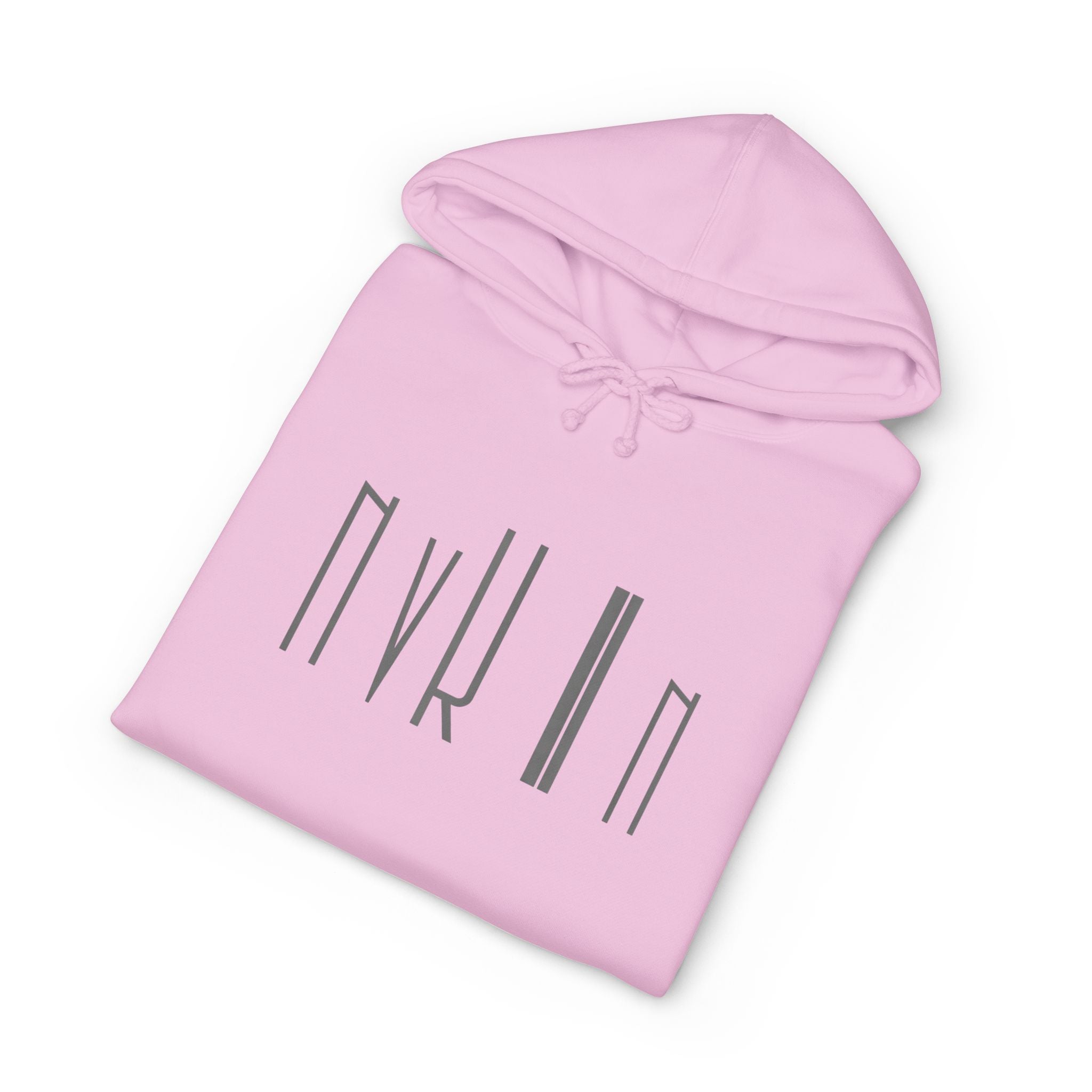 Nvklln Hoodie — Modern Rune-Style Graphic Sweatshirt