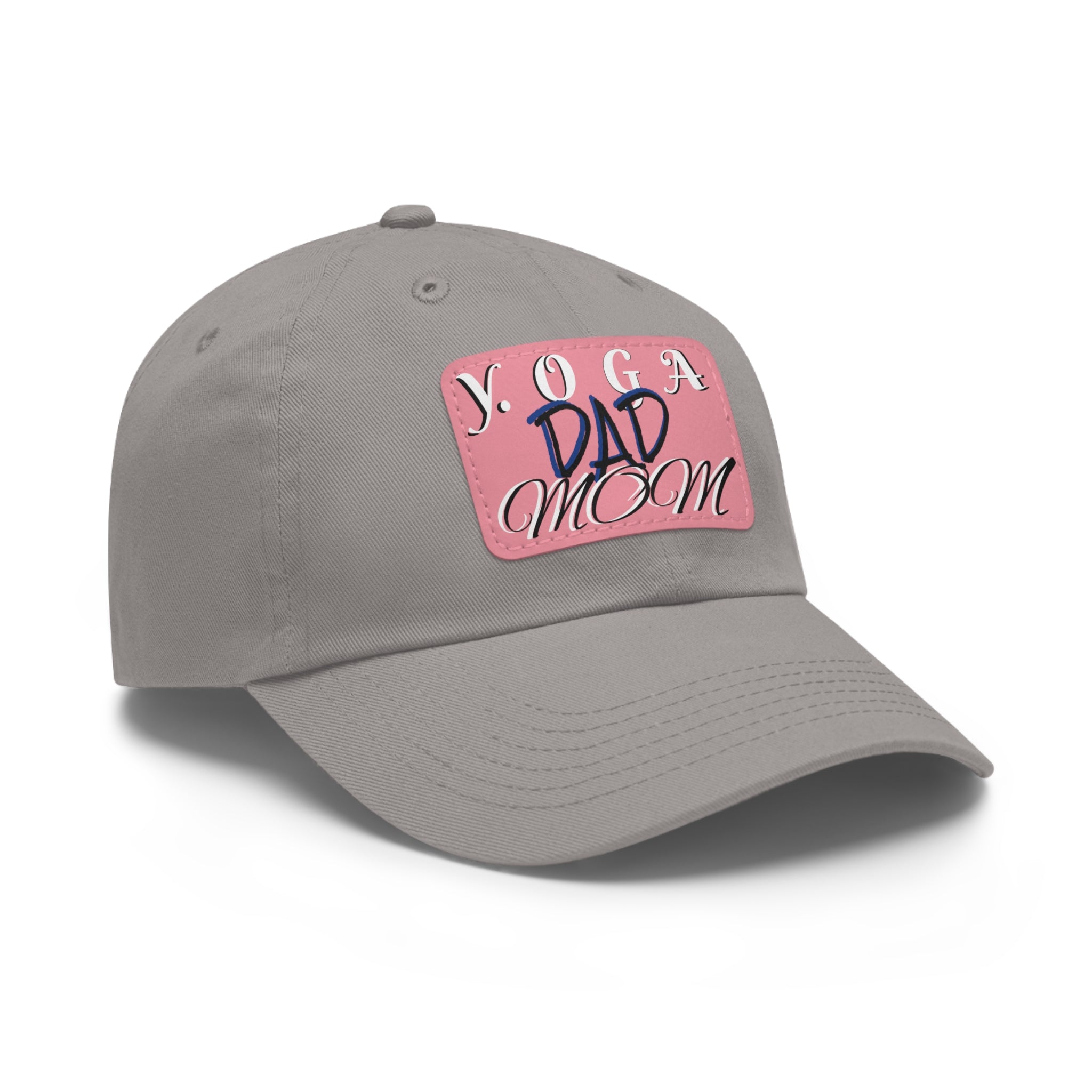 Yoga Dad Hat with Leather Patch