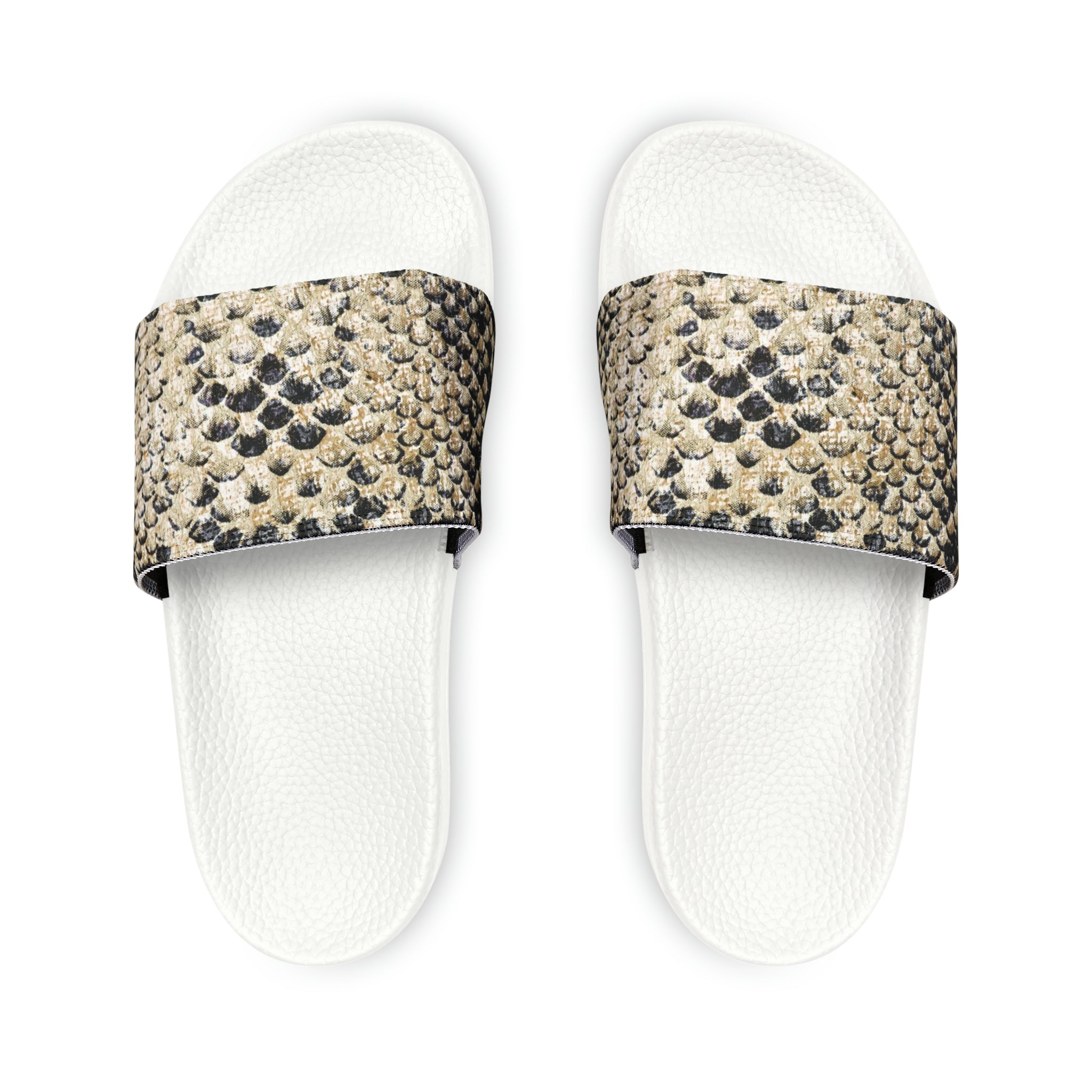 Sandales en peau d'écailles 