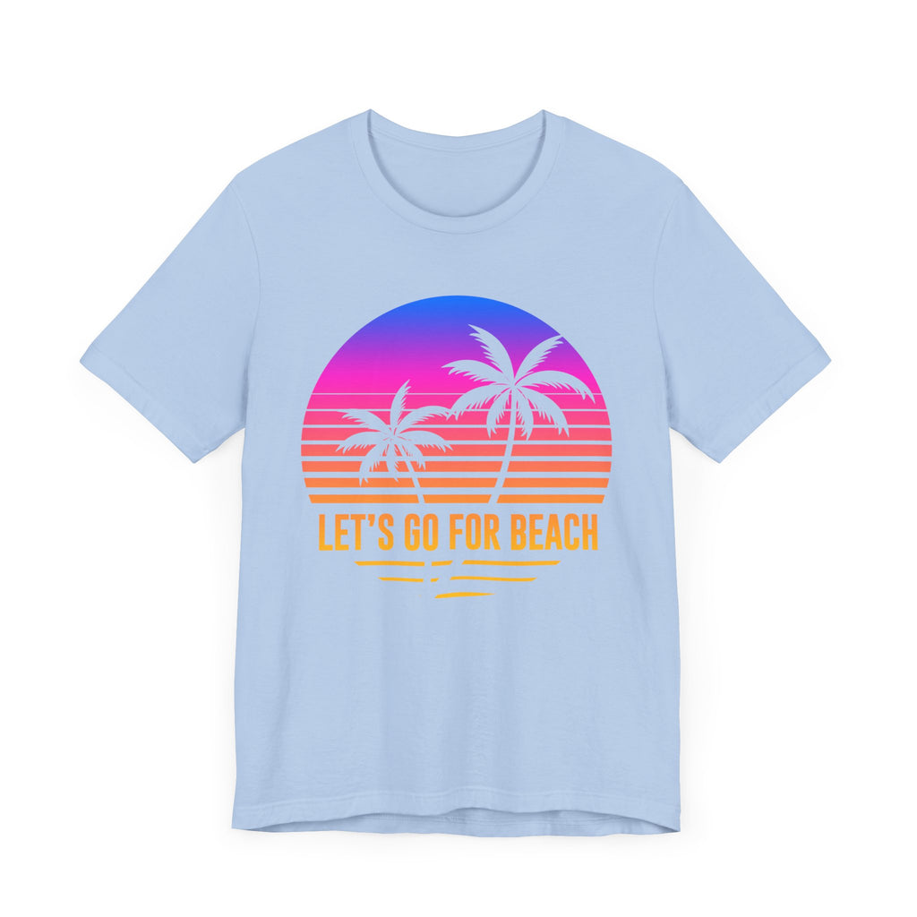 Allons-y pour la plage Tee-shirt unisexe 